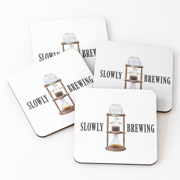 Item preview, Slowly Brewing Mama to Be Iced Coffee Lover Pregnancy Quote Cute Drip Brew Design designed and sold by MoqunaDesign.