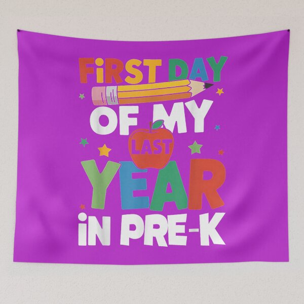 Item preview, First Day Of My Last Year In Pre-k Back To School designed and sold by melodycook.