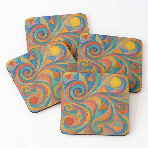 Item preview, Seasons in Motion – Abstract Four Movements designed and sold by zoliartdesign.