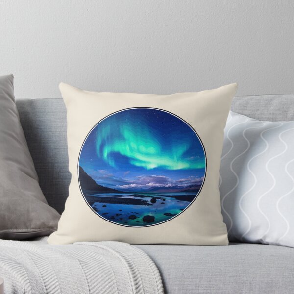 Item preview, Abisko National Park Sweden Northern Lights Mountain Landscape designed and sold by Gideon Emmerich.