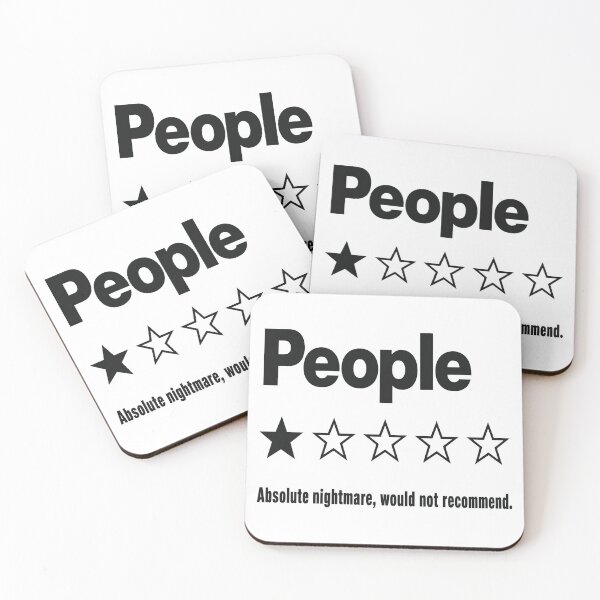 Item preview, People One Star Review designed and sold by bobcatmarty.