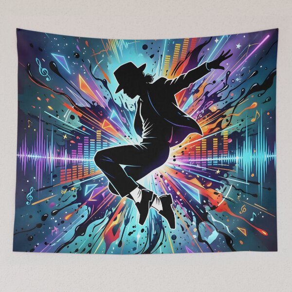 Item preview, Sonic Jump Abstract Silhouette designed and sold by Dhenin Studio.