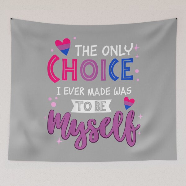 Item preview, Only Choice I Ever Made Bisexual Pride LGBTQ Men Women designed and sold by KathieFaugh.