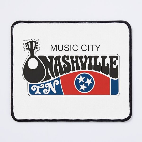 Item preview, Nashville Music City Tennessee Tri-Star Vintage Retro Logo designed and sold by Apex & Anthem .
