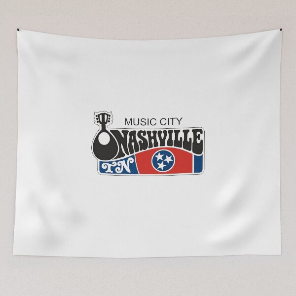 Item preview, Nashville Music City Tennessee Tri-Star Vintage Retro Logo designed and sold by Apex & Anthem .