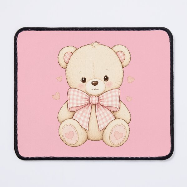 Item preview, Cute teddy bear with bow designed and sold by rolfzogg.