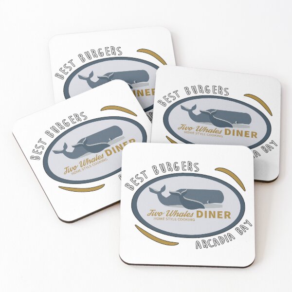 Item preview, Two Whales Diner designed and sold by naturebyxomi.