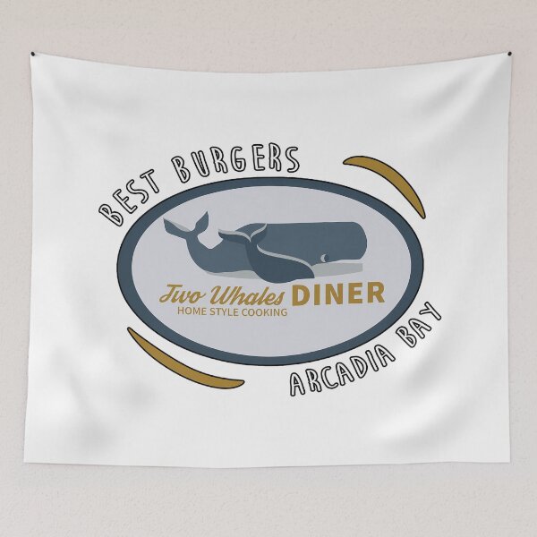 Item preview, Two Whales Diner designed and sold by naturebyxomi.