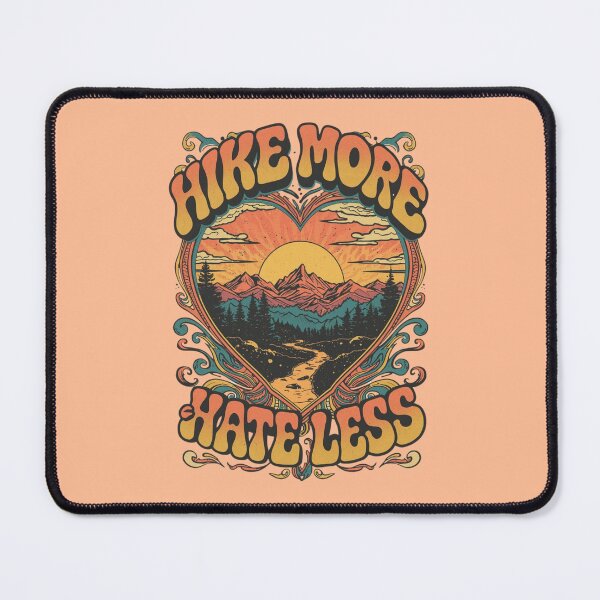 Item preview, Hike More Hate Less Vintage Heart Horizon designed and sold by Skyrocketz.