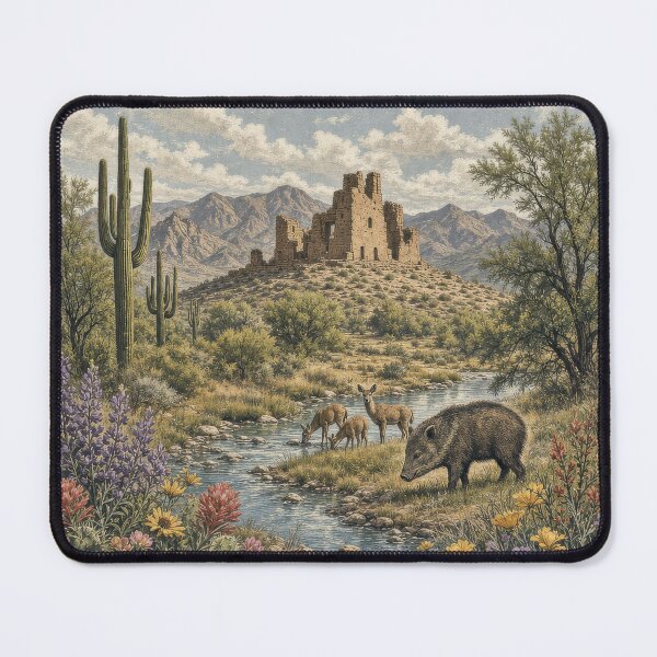 Item preview, Casa Grande Ruins Vintage National Monument Poster designed and sold by castillomiami.