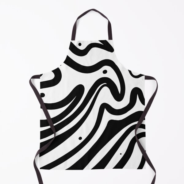Item preview, Abstract wave doodle black and white designed and sold by Kimos Creative Store.