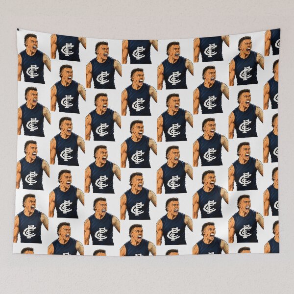 Item preview, Patrick Cripps Carlton Blues AFL Player designed and sold by Luke Foran Sports Art.