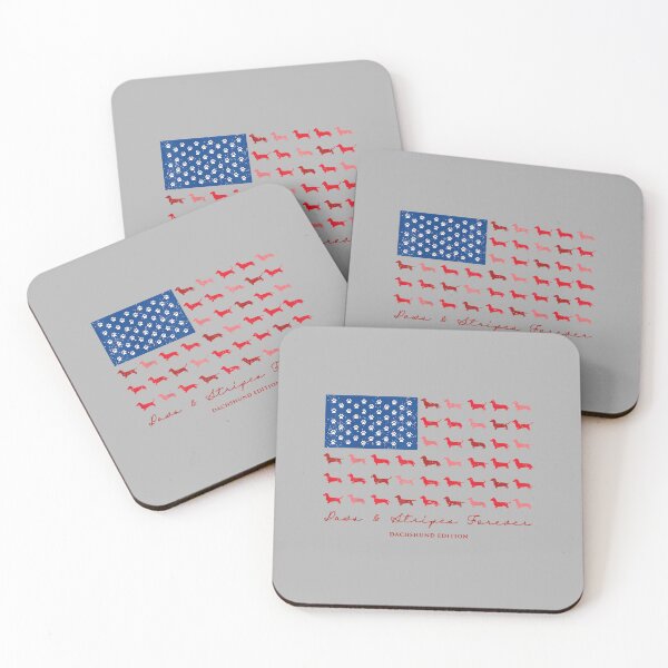 Item preview, Paws and Stripes Forever Dachshund American Flag 4th of July designed and sold by ArleneRowe.