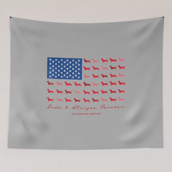 Item preview, Paws and Stripes Forever Dachshund American Flag 4th of July designed and sold by ArleneRowe.