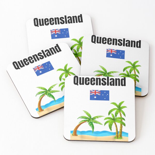 Item preview, Queensland Flag Beach Souvenir Australia designed and sold by goombi-creative.