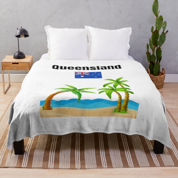 Item preview, Queensland Flag Beach Souvenir Australia designed and sold by goombi-creative.