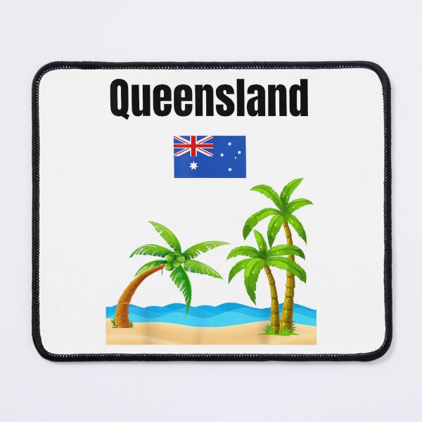 Item preview, Queensland Flag Beach Souvenir Australia designed and sold by goombi-creative.
