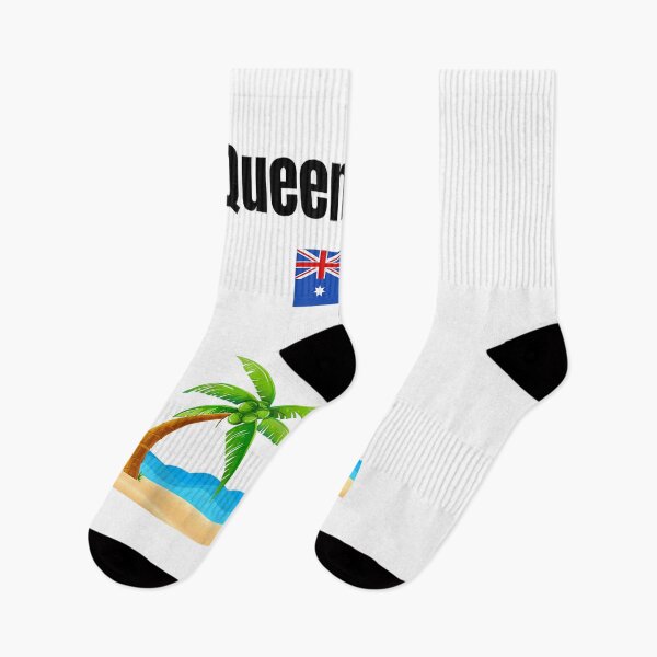 Item preview, Queensland Flag Beach Souvenir Australia designed and sold by goombi-creative.