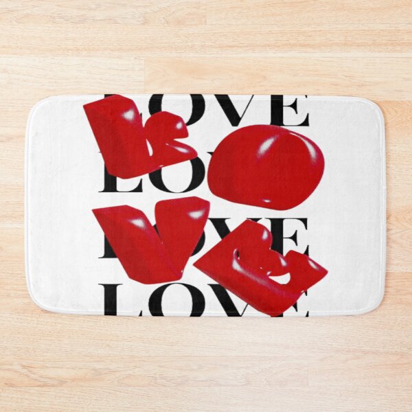 Item preview, 3D Red Drippy Love Typography  designed and sold by BaddieNz.