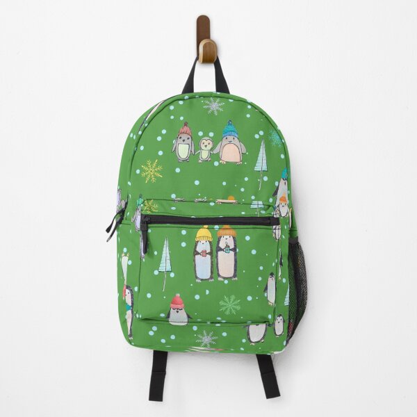 Item preview, Cute penguins hand drawn (green) designed and sold by Boy and Belugee.