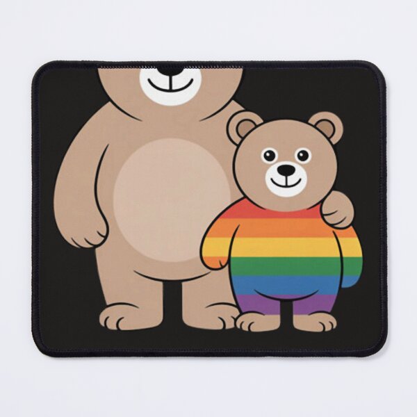 Item preview, LGBT Proud Papa Bear Proud Bear Dad LGBT Pride Gay Child designed and sold by arttichoky.