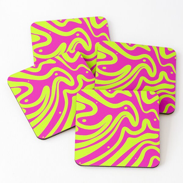 Item preview, Abstract wave doodle pink designed and sold by Kimos Creative Store.