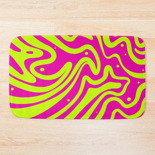Item preview, Abstract wave doodle pink designed and sold by Kimos Creative Store.