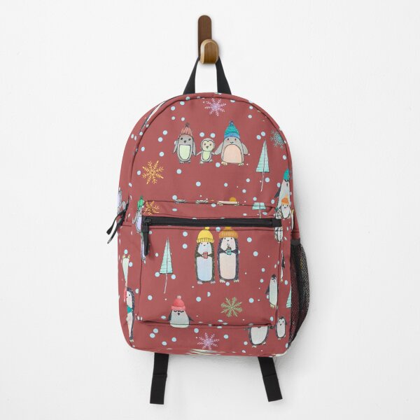 Item preview, Cute penguins hand drawn (red) designed and sold by Boy and Belugee.