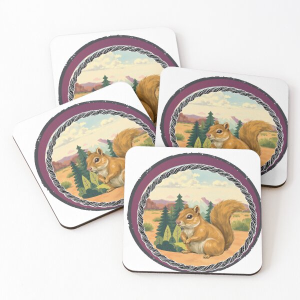 Item preview, Always Exploring Squirrel Adventure Desert Oasis Retro Vintage designed and sold by aliyeus.