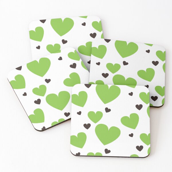Item preview, I love Mint Chocolate Chip Ice Cream Hearts Sticker Classic Mug designed and sold by Rolographics1.