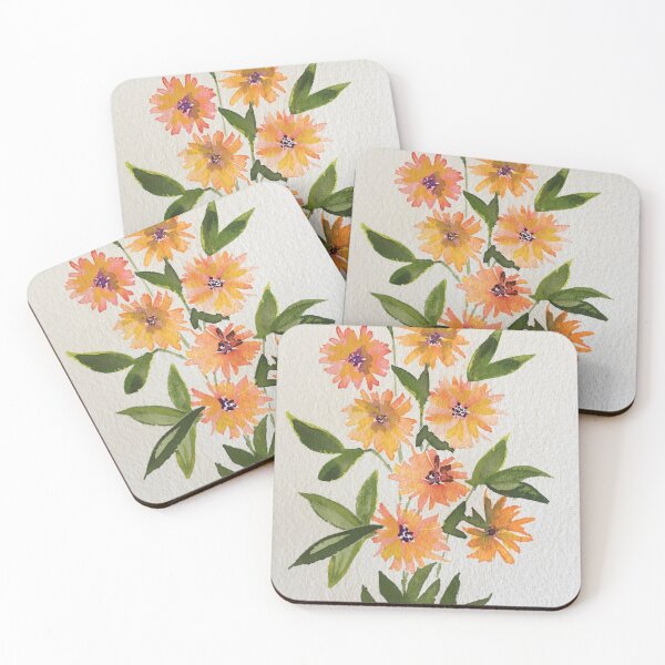 Artikelvorschau, Aquarell von süßen Blumen. entworfen und verkauft von SalsySafrano.