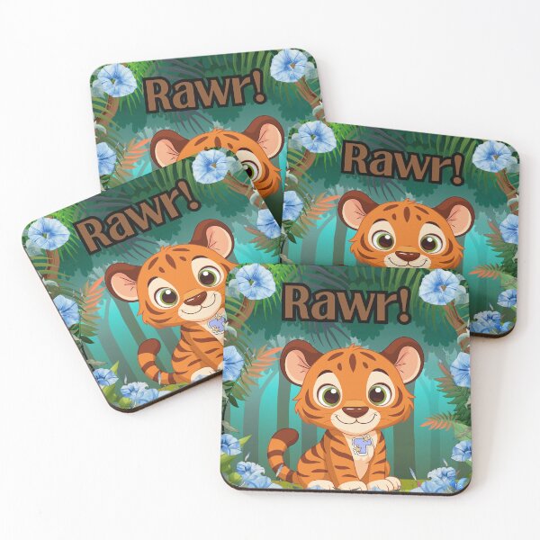 Item preview, RAWR! Cute baby tiger. designed and sold by MountainRoisin.