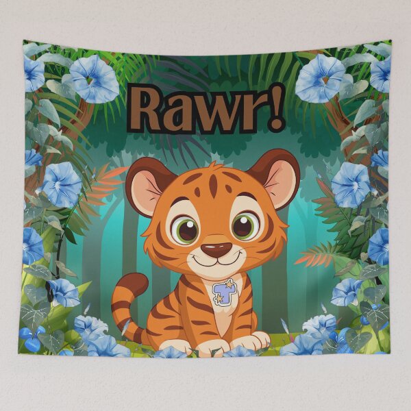 Item preview, RAWR! Cute baby tiger. designed and sold by MountainRoisin.