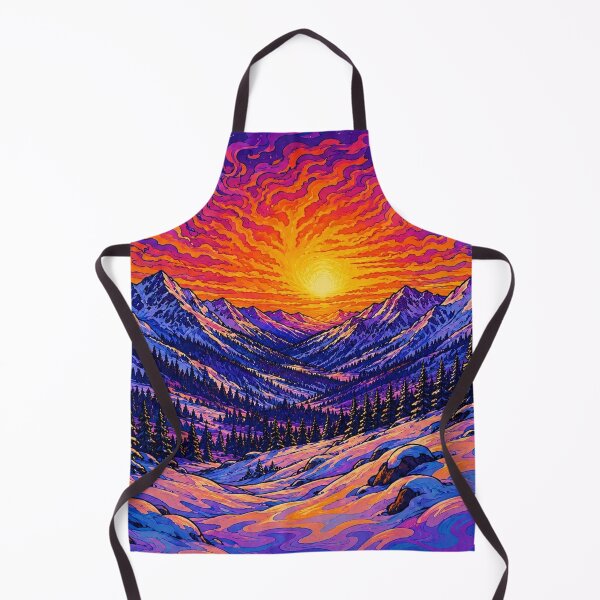 Item preview, Snowscape Sunset designed and sold by bernswell.