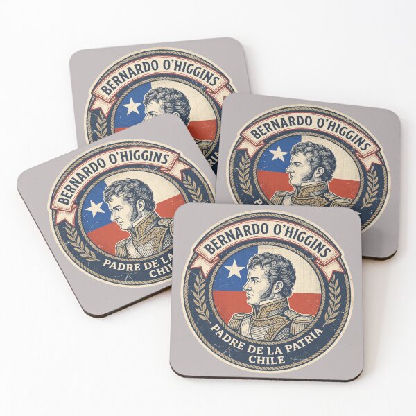 Item preview, Bernardo O Higgins Padre de la Patria Chile Vintage Badge designed and sold by Efforito.