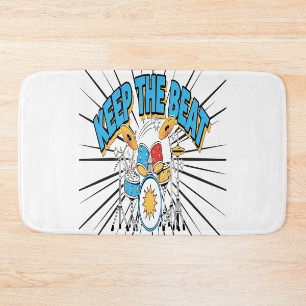 Item preview, Keep The Beat – Pop Art Drum Kit Design designed and sold by Midnight Veil Designs.