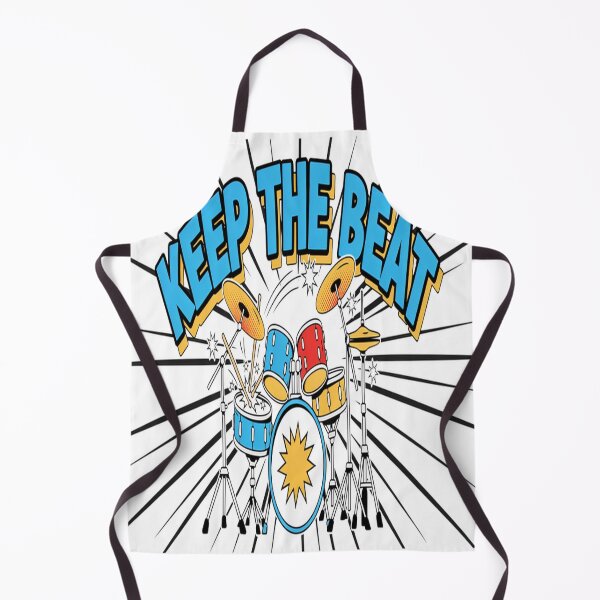 Item preview, Keep The Beat – Pop Art Drum Kit Design designed and sold by Midnight Veil Designs.