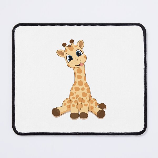 Item preview, Cute Baby Giraffe Sticking Tongue Out - Playful Nursery Cartoon Illustration designed and sold by MascarenoM.