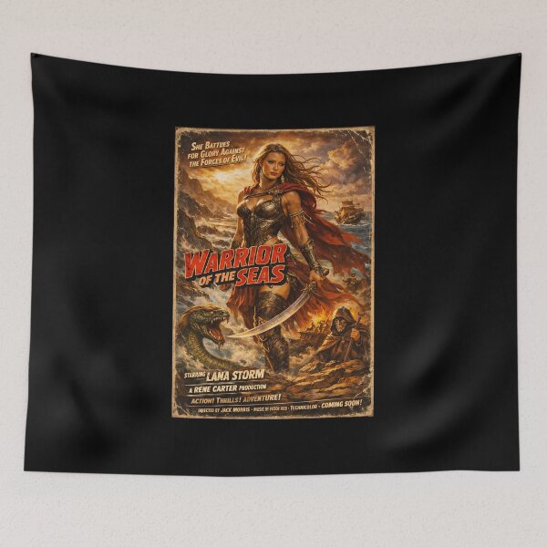 Item preview, Warrior of The Sea Poster designed and sold by Moviebuff91.