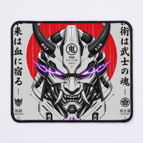 Item preview, Cyber Samurai Oni Mask Techwear Streetwear Graphic designed and sold by tokstoremx.