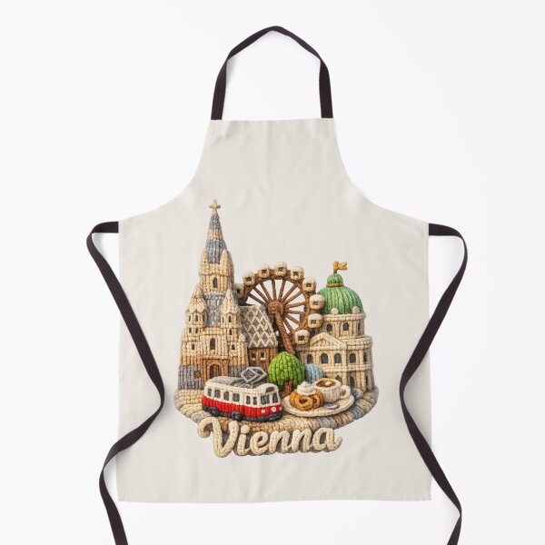 Item preview, Cute Knitted Vienna Landmark | Handmade Yarn Knit Travel Souvenir designed and sold by Moons Studio.