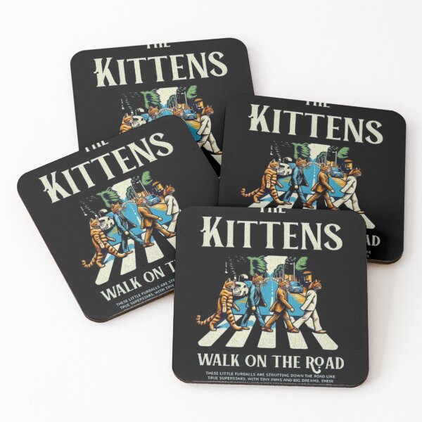 Item preview, The Kittens Walk On The Road - Beatles Abbey Road Cat Parody designed and sold by GenZFashion000.