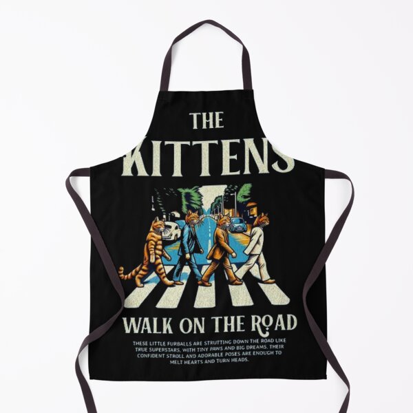 Item preview, The Kittens Walk On The Road - Beatles Abbey Road Cat Parody designed and sold by GenZFashion000.