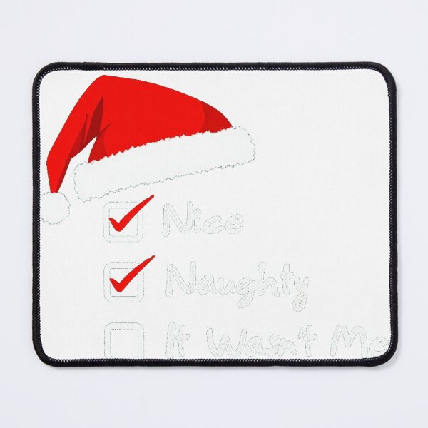 Item preview, Nice Naughty It Wasn't Me Christmas Checklist designed and sold by lht6474.
