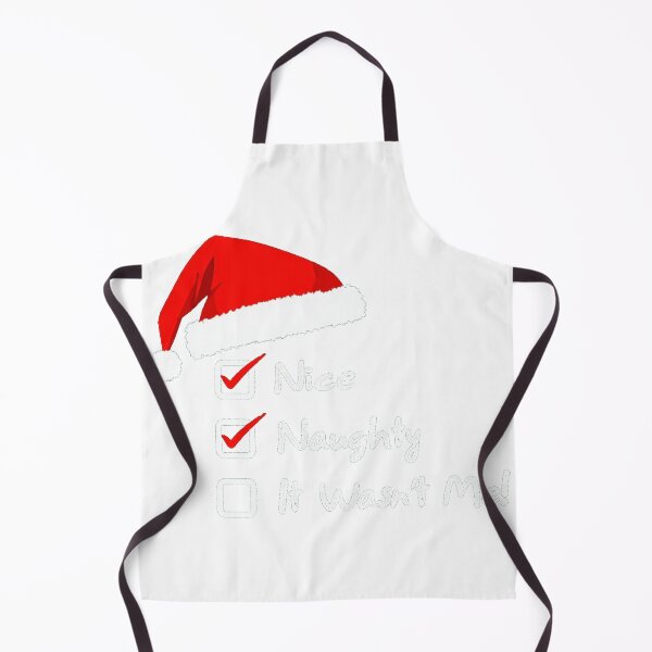 Item preview, Nice Naughty It Wasn't Me Christmas Checklist designed and sold by lht6474.