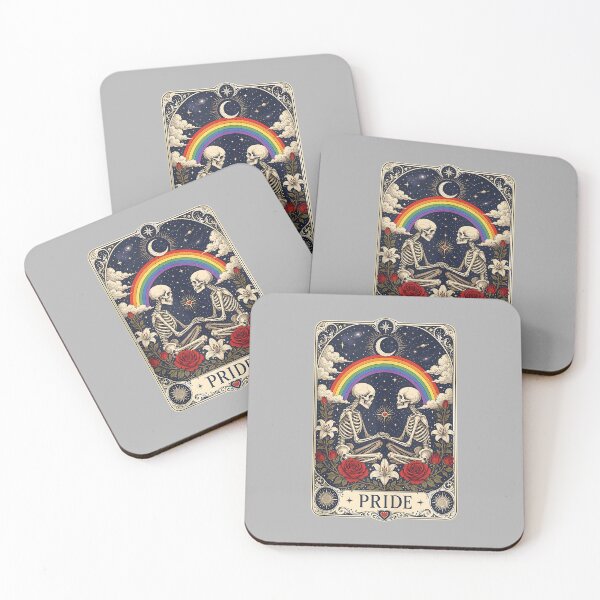 Item preview, LGBT Tarot Skeleton Gay Pride LGBTQ Equal Rights Transgender Tank Top designed and sold by ArleneRowe.