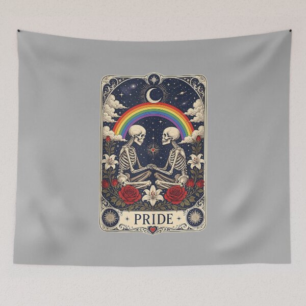 Item preview, LGBT Tarot Skeleton Gay Pride LGBTQ Equal Rights Transgender Tank Top designed and sold by ArleneRowe.