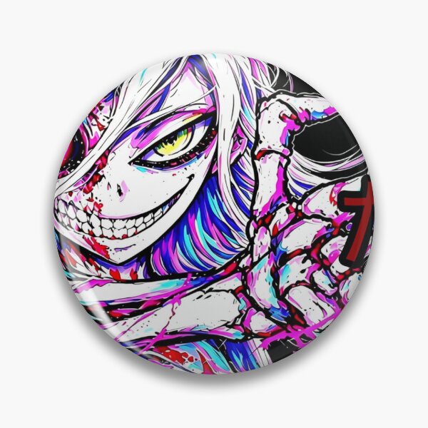 Item preview, Uratarou Half Skull Demon | Dark Fantasy Anime Manga Art designed and sold by PunkVerseStudio.