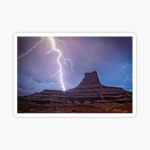 Item preview, LIGHTNING BOLT CANYONLANDS NATIONAL PARK MOAB UTAH designed and sold by LandscapeArtCP.