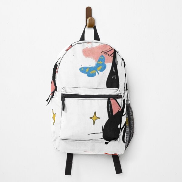 Item preview, Beloved Miau - Cute Tuxedo Cat Watercolor Butterflies & Stars designed and sold by GenZFashion000.